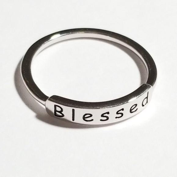 Jewelry - Sterling Silver "Blessed" Ring